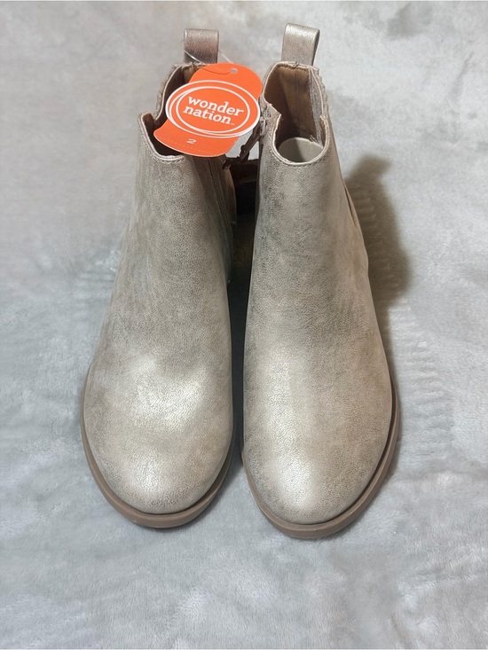 wonder nation Other - wonder nation Metallic Taupe Chelsea Ankle Boots